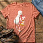 Seagull With Crisps 12 — Terracotta Comfort Colors tee