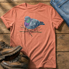 Sleeping Pigeon — Terracotta Comfort Colors tee