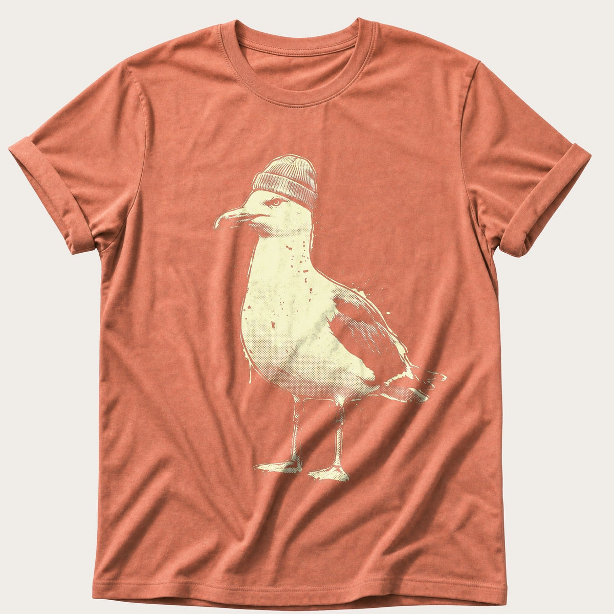 Street Seagull 6 — Terracotta Comfort Colors tee