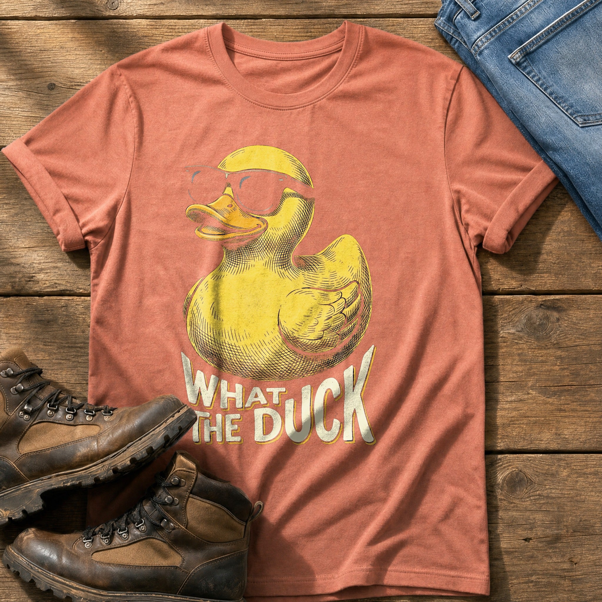 What The Duck 88 — Terracotta Comfort Colors tee