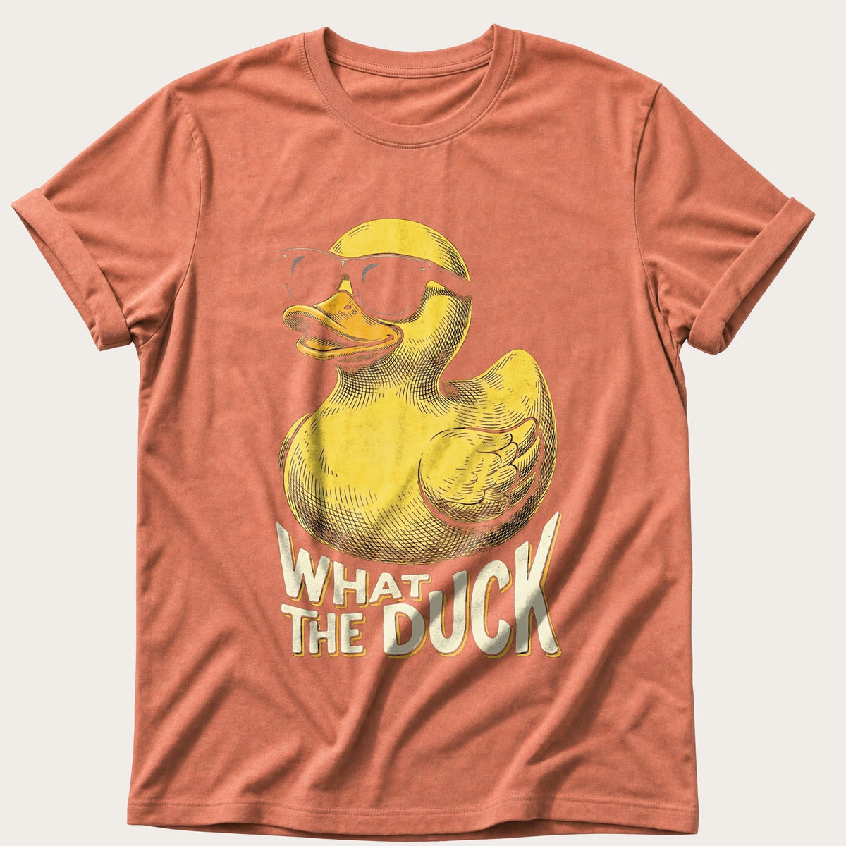 What The Duck 88 — Terracotta Comfort Colors tee
