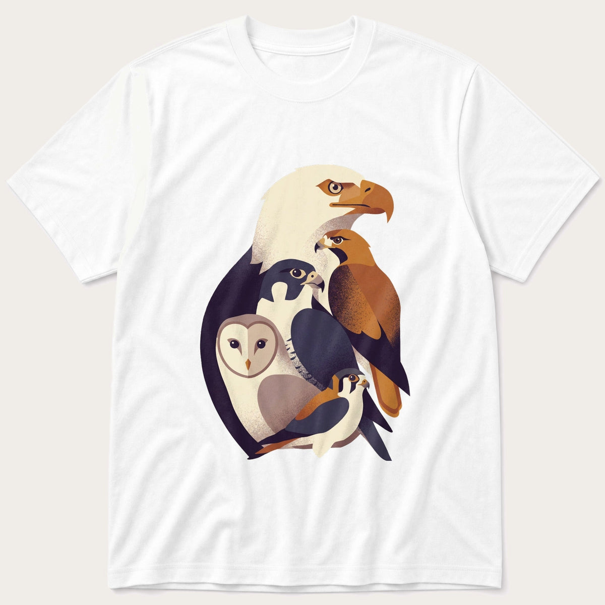 Birds Of Pray Breeds 44 — White T-Shirt
