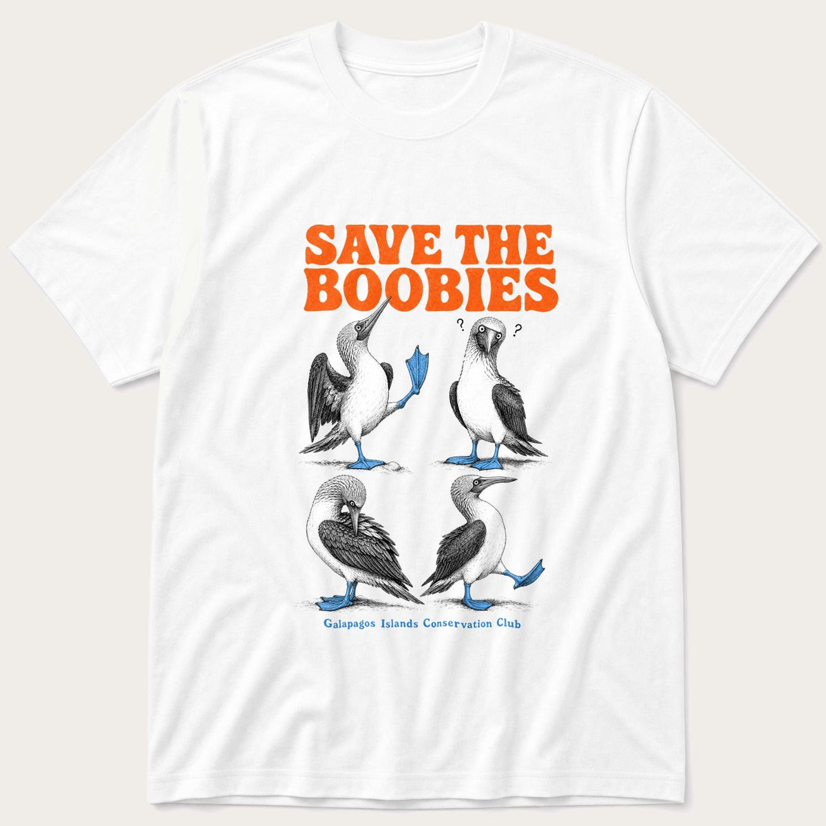 Boobies 5 — White T-Shirt