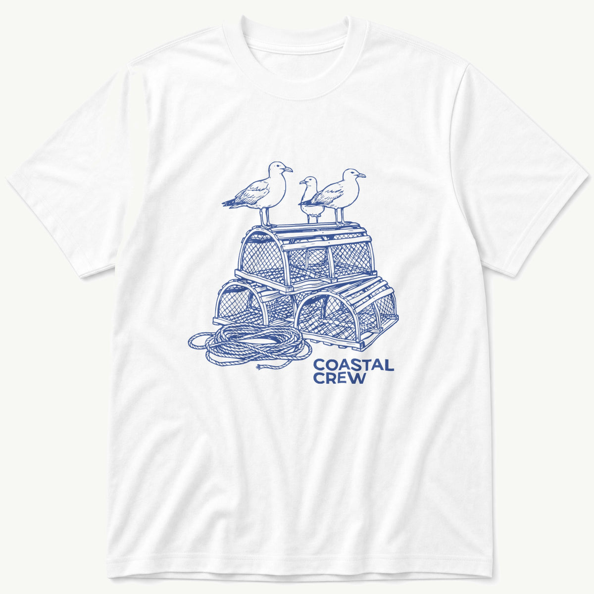 Coastal Crew 33 — White T-Shirt