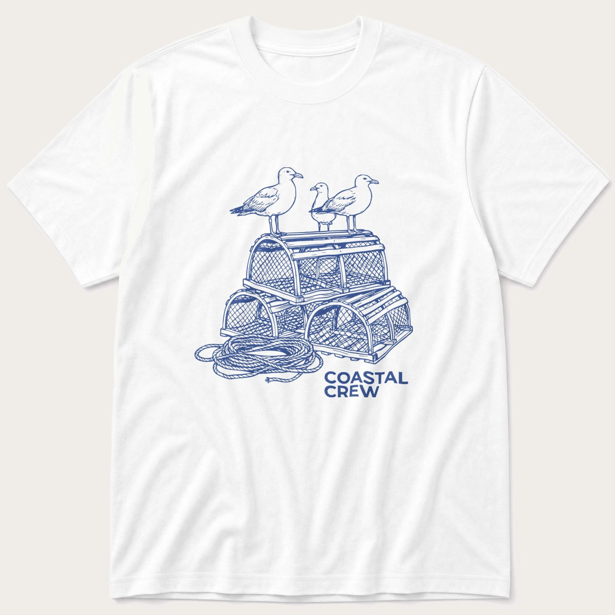 Coastal Crew 33 — White T-Shirt