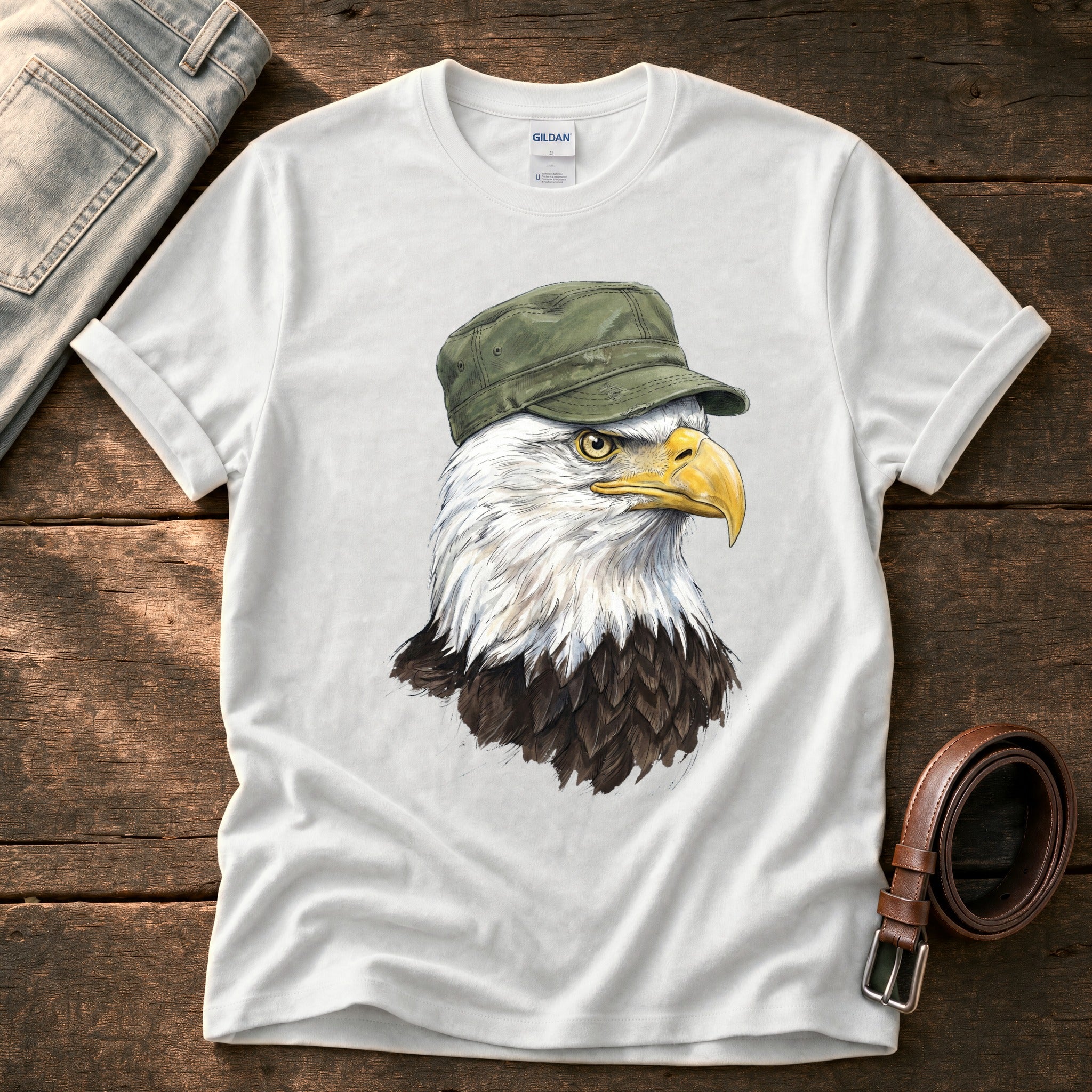 Eagle Cap 12 — White Comfort Colors tee