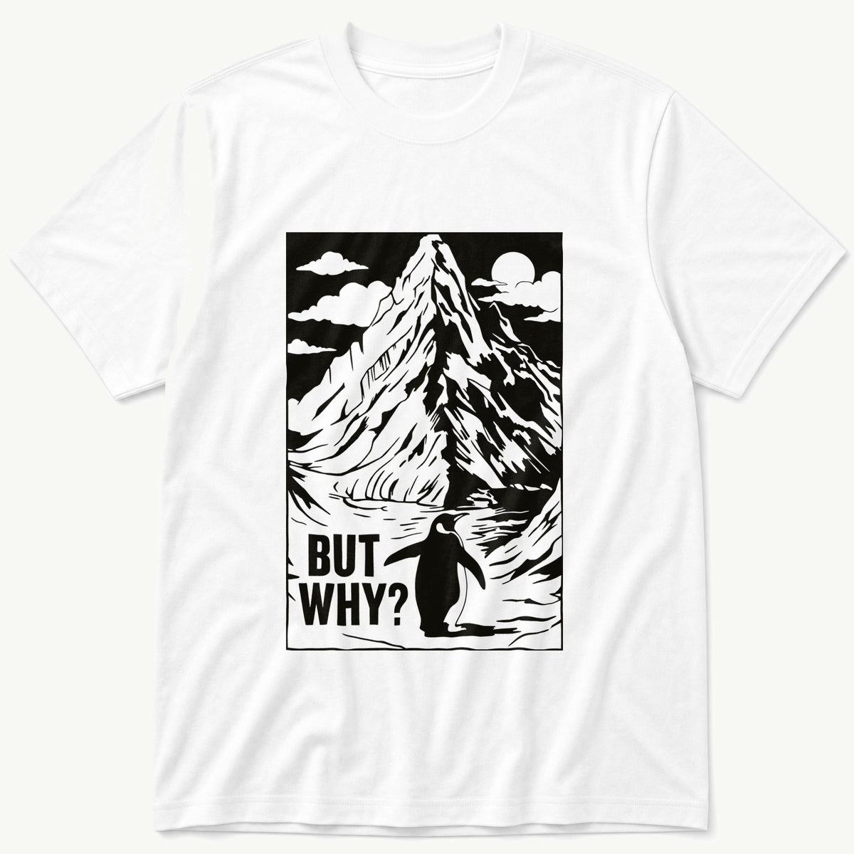 Nihilist Penguin 4 — White T-Shirt