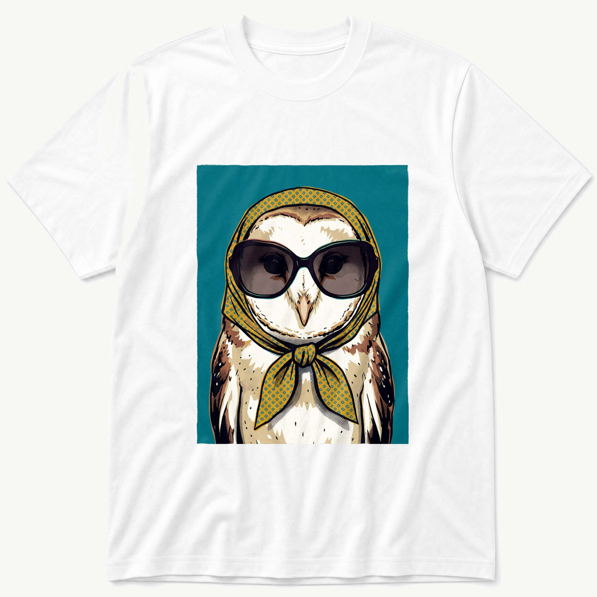 Pop Art Bird 12 — White T-Shirt
