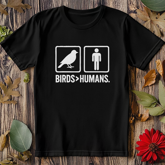 Birds Humans T Shirt