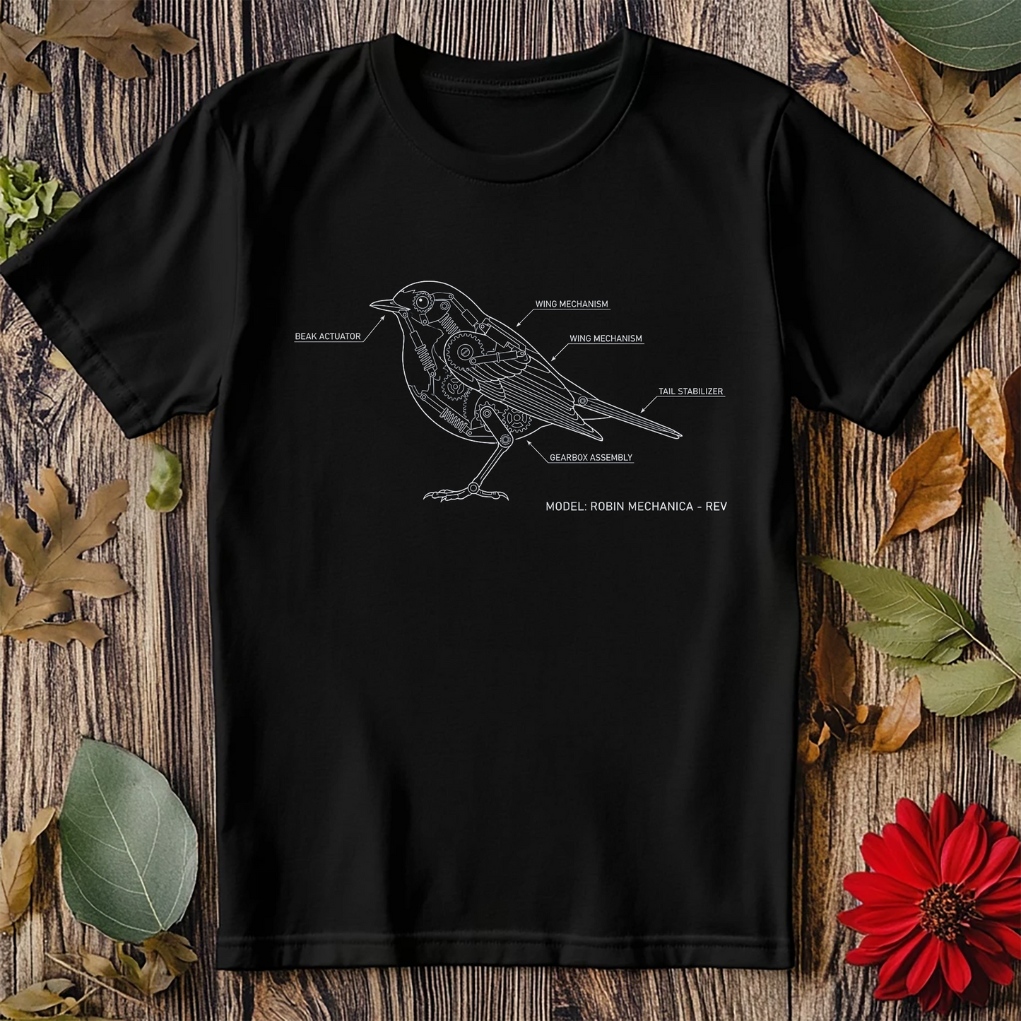 Robin Blueprint T shirt