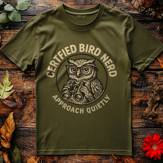 Bird Nerd Owl T Shirt