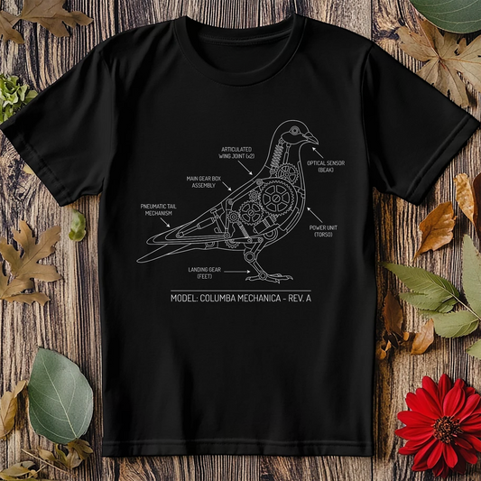 Pigeon Blueprint T Shirt